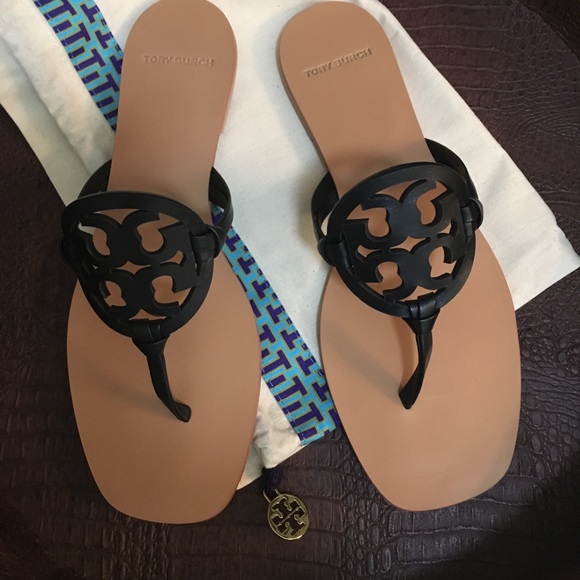 SOLD‼️ NEW✨Tory Burch Miller Square Toe Sandals - Picture 2 of 7